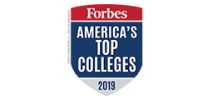 Forbes America's Top Colleges of 2019 badge